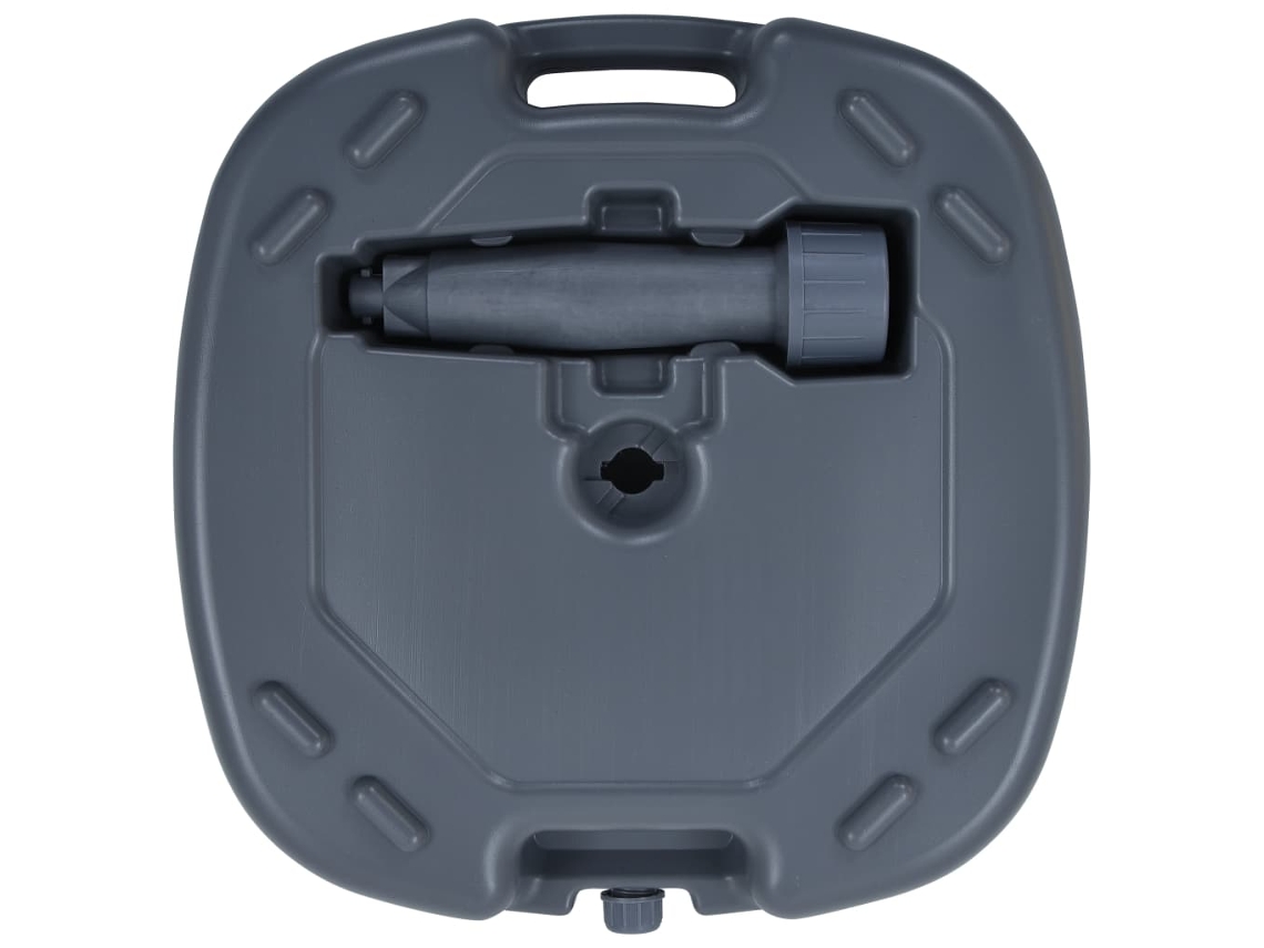 Base de sombrilla portátil con gris arena/agua EXCLUSIVA DE LA CASA