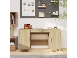 Escritorio madera contrachapada roble Sonoma 140x50x75 cm