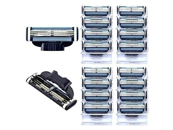 Paquete De 32 Cuchillas De Afeitar De 3 Capas Para Maquinilla De Afeitar Manual Gillette Mach Para Hombre.