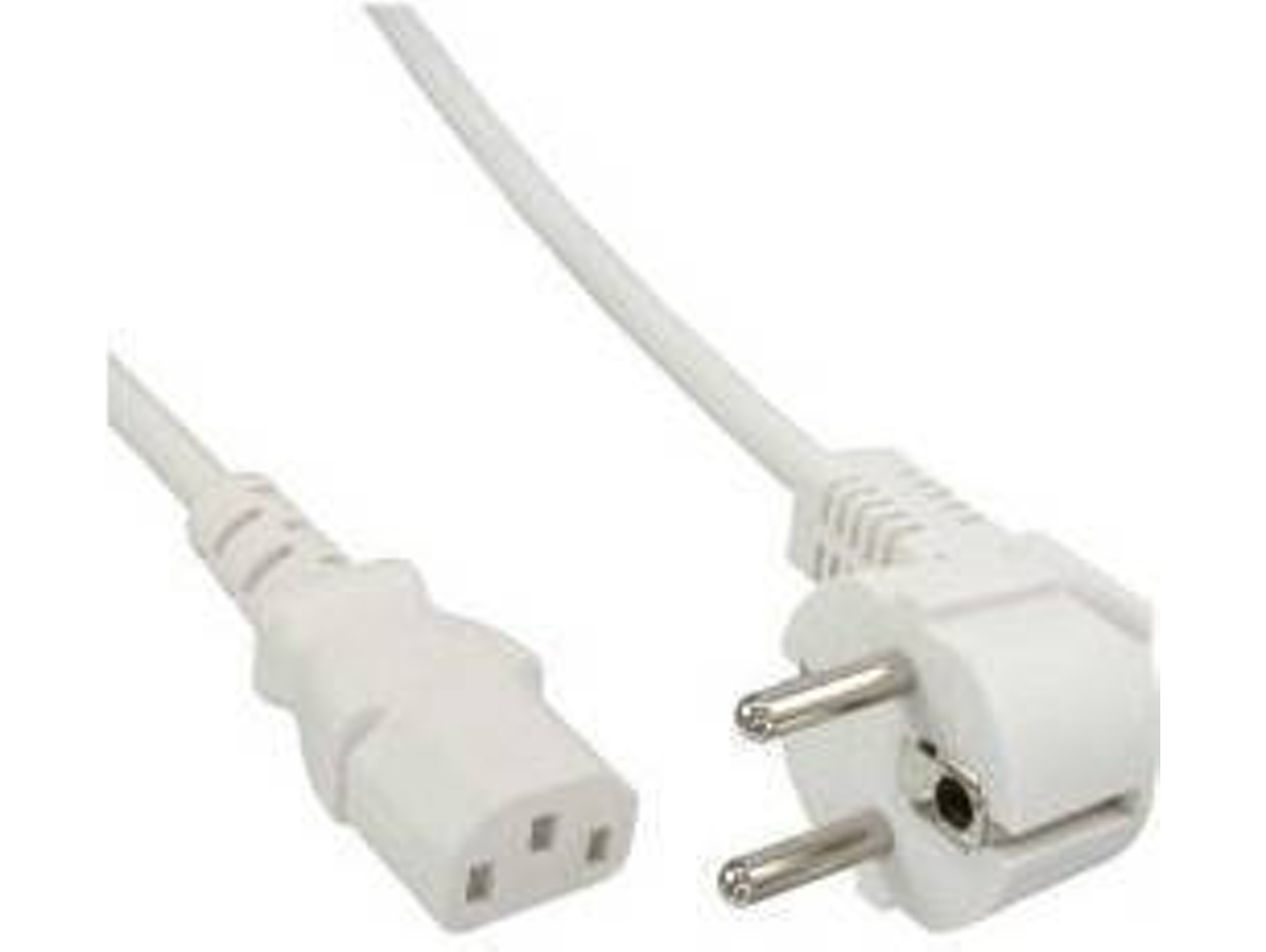Cable de Alimentación INLINE (1 m - Blanco)