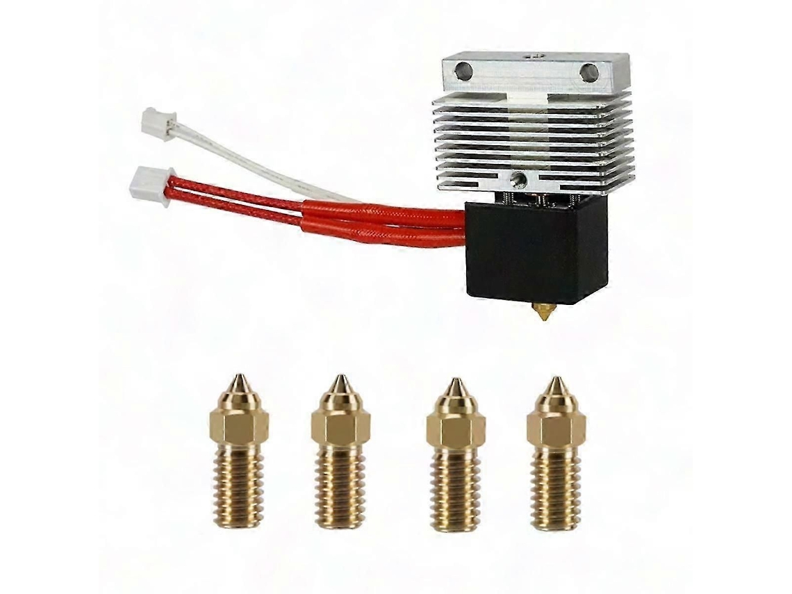 Kit de extrusor GOKOCO Neptune 4/4pro con boquillas de 0,2 mm a 1,0 mm y elemento calefactor de 40 W para impresión 3D.