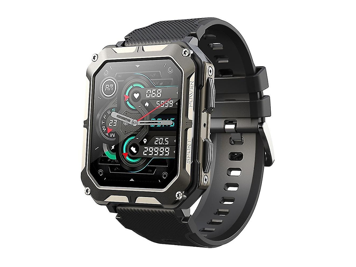 Reloj inteligente militar Giyopower para hombre, resistente y táctico, para bicicletas eléctricas (contesta y realiza llamadas)