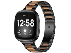 Correa Acero para Fitbit by Google sense Quartzo