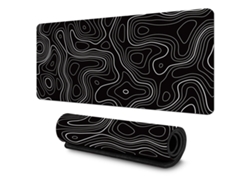 Elementos topográficos únicos, material de superficie ultrasuave, alfombrilla de ratón para juegos XXL extragrande*