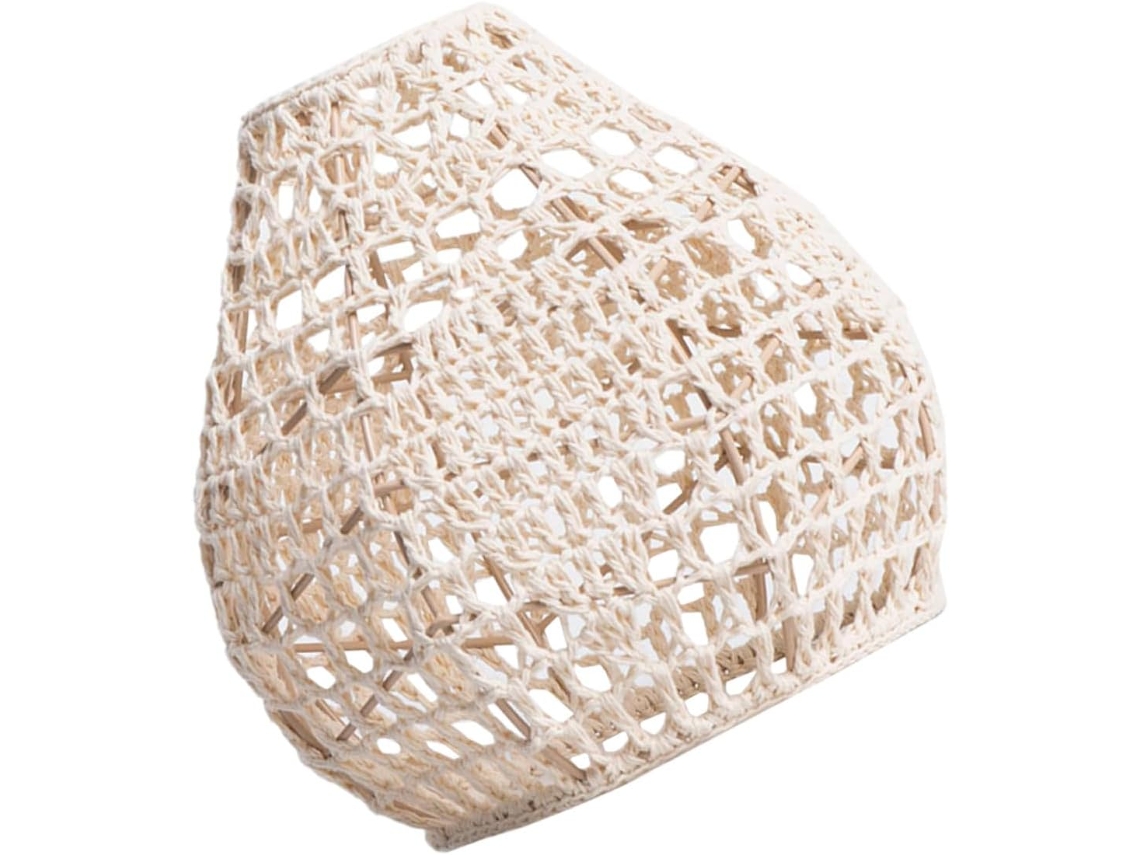Lámpara De Techo De Algodón Tejida A Mano Estilo Bohemio, Lámpara Colgante Ligera Y Decorativa Para Sala De Estar Y Cocina.
