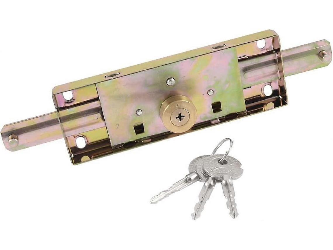 Cerradura De Persiana Enrollable De Metal Para Almacén, Longitud 23cm, Piezas De Hardware Central Con Llaves