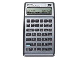 Calculadora Financiera Hp 17bii 15 Dígitos 2 Líneas Bolso Plata