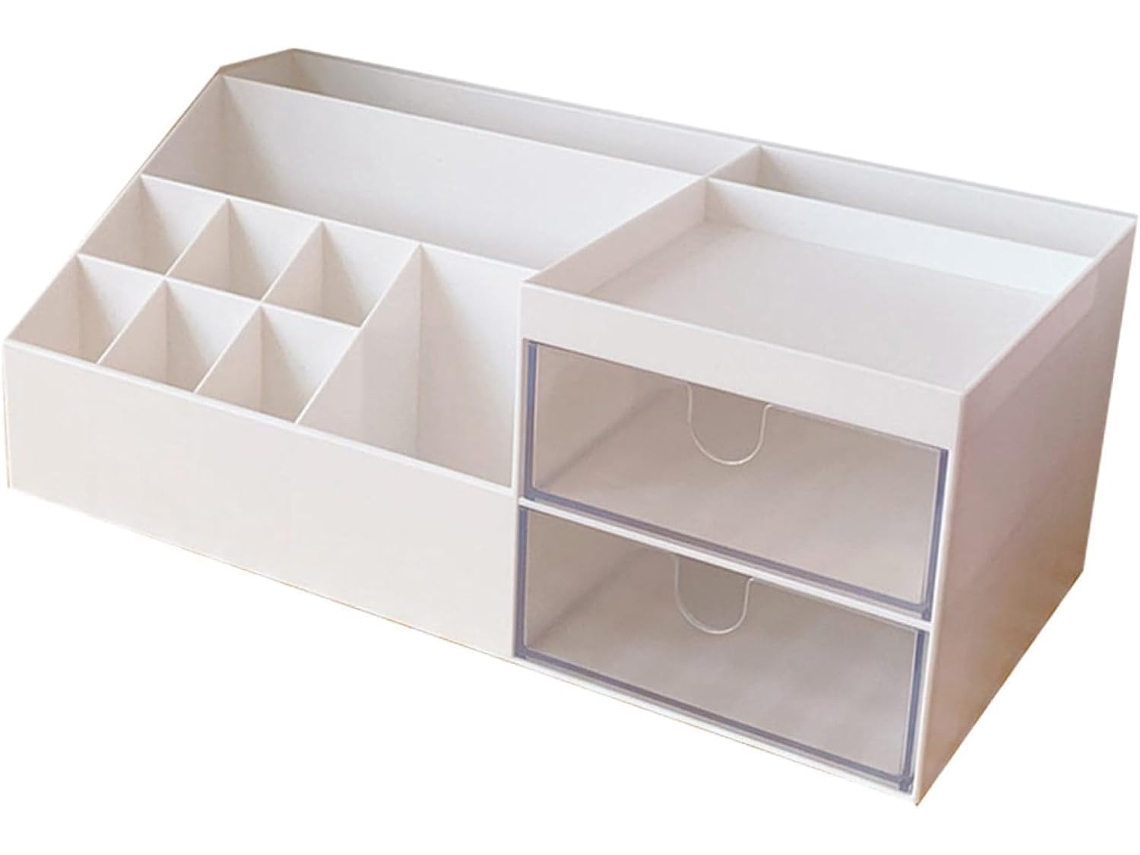 Contenedor, Caja Organizadora De Cosméticos Multiusos, Cajón De Almacenamiento De Escritorio De Abs