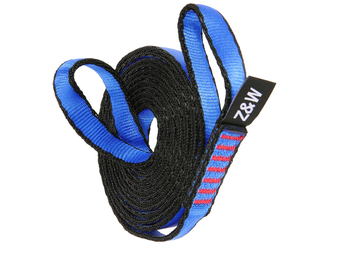 Danu2026-23kn 16mm 150cm Correa Plana Runner Para Montañismo Escalada Speleología Rapel Rescate Ingeniería