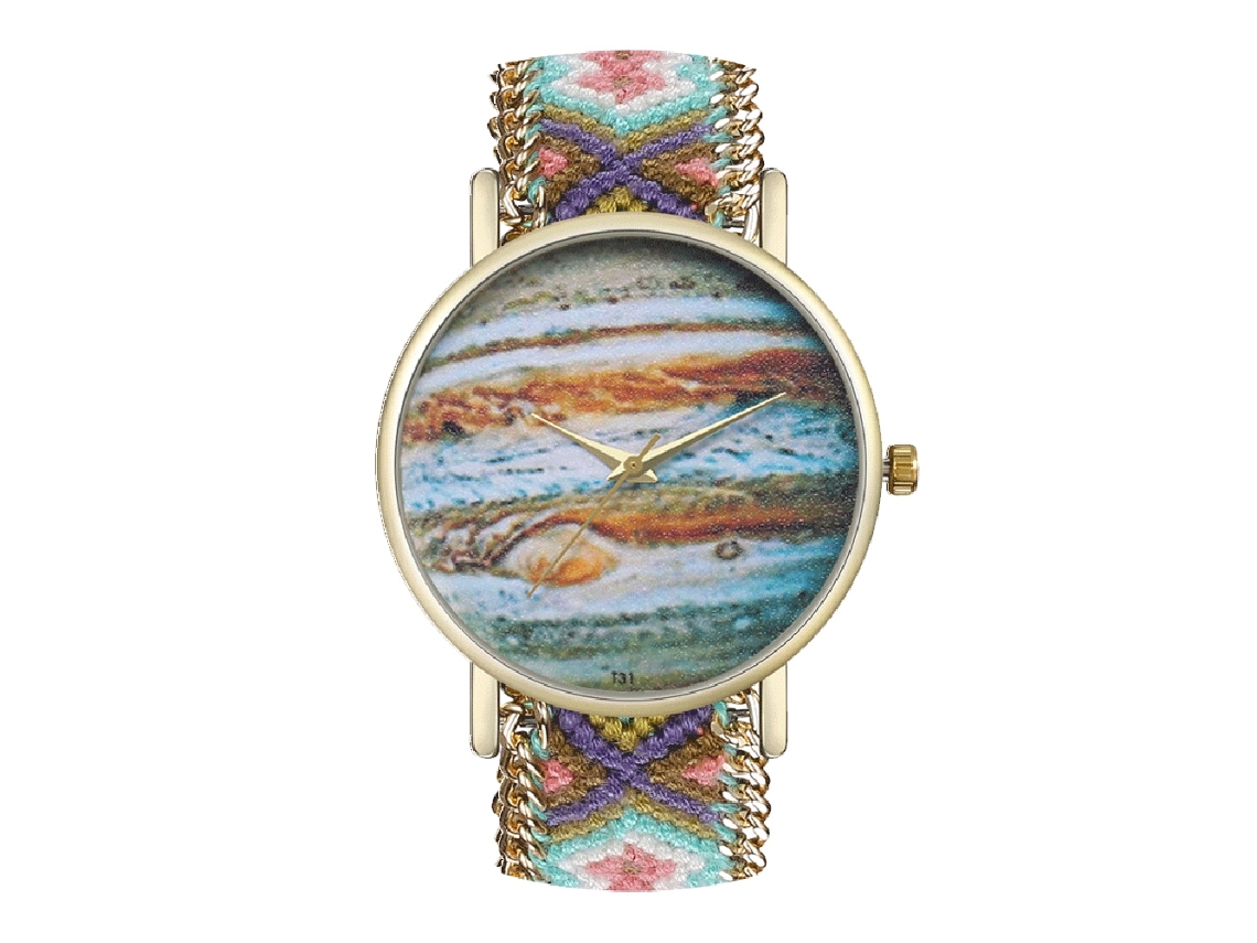 Reloj De Pulsera Unisex Con Correa De Cordón De Tela, Estilo Moderno, Cuarzo N.° 7