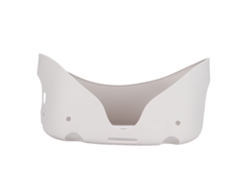 Capa Protetora De Silicone Anti-risco E Anti-choque Para Óculos Vr Oculus Quest 2 Cinza Branco