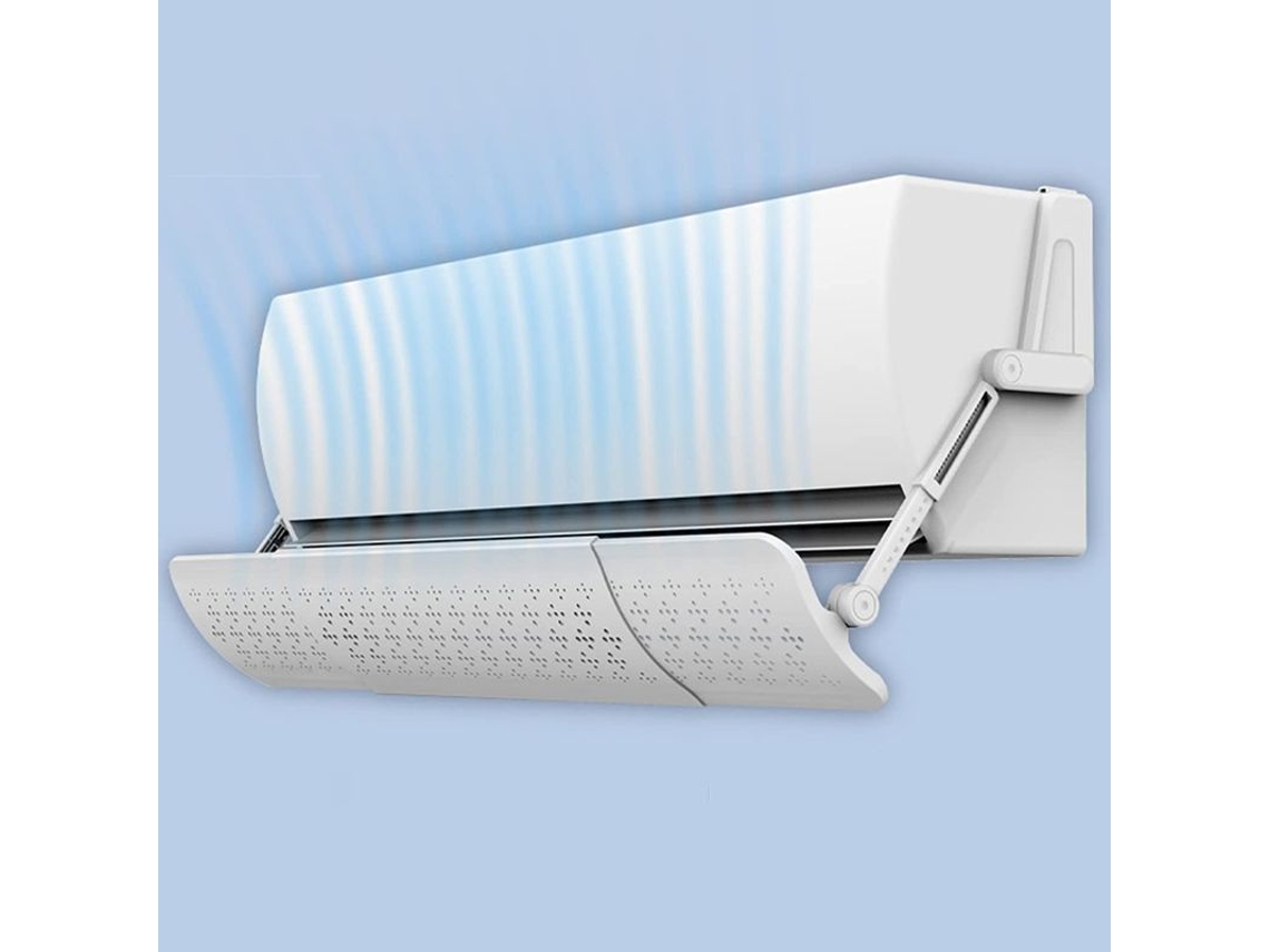 Deflector Retráctil Para Aire Acondicionado, Ajustable En Longitud Y Ángulo, Anticorrientes De Aire.