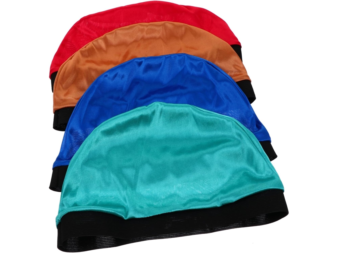 Juego de 4 gorros elásticos para peluca, ligeros y transpirables, ideales para hip hop y como accesorio de Gokoco.