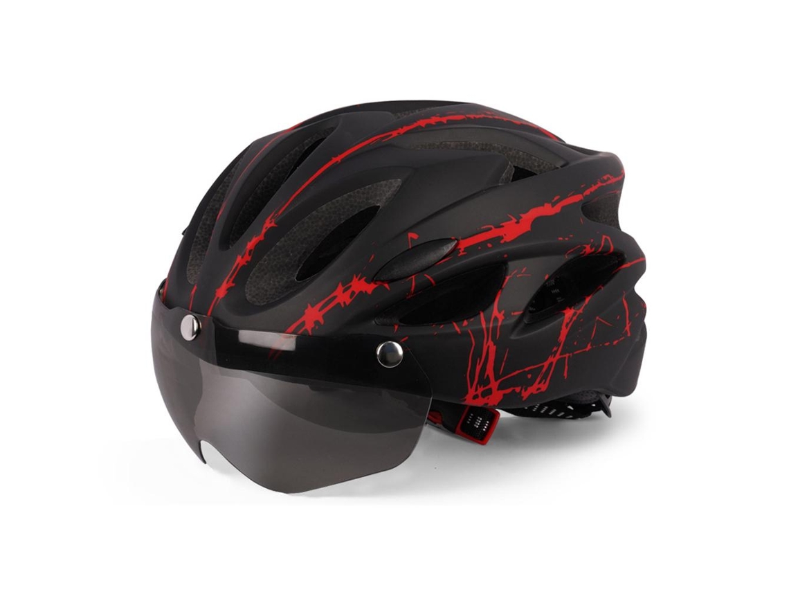 Casco De Ciclismo Para Adultos Hombres Mujeres Con Visera Magnética Bike Helmet