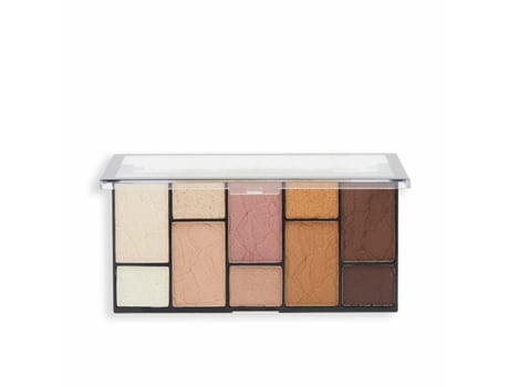Paleta de Sombras de Ojos REVOLUTION MAKE UP Reloaded Dimension Neutral charm