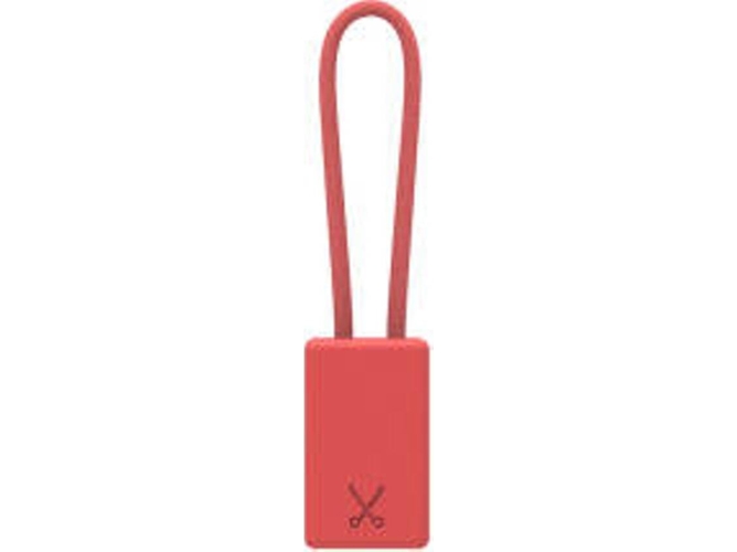 Cable PHILO Keychain (USB - Lightning - 0.2m - Rojo)