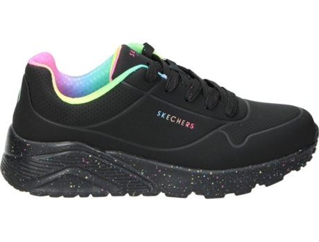 Zapatillas de Mujer SKECHERS Piel Sintética Negro (39)