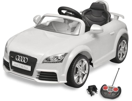 vidaXL Coche de juguete con mando blanco modelo Audi TT RS