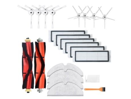 Para Xiaomi Roborock S5 Max S50 S51 S55 accesorios puros piezas de limpiador al vacío filtro Hepa lavable cepillo principal Cepillo Lateral
