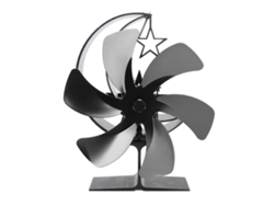 Ventilador de estufa de circulación rápida de aire impulsado por calor