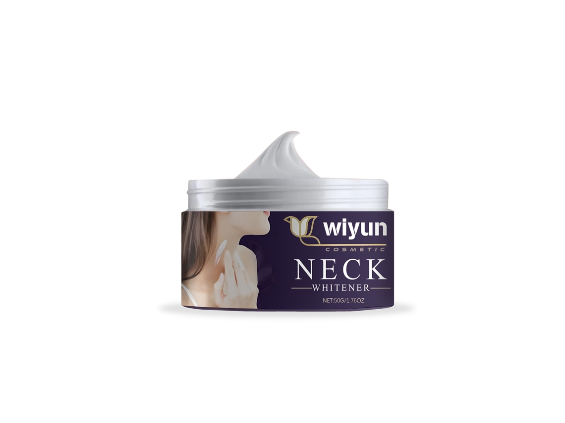 Crema blanqueadora para el cuello