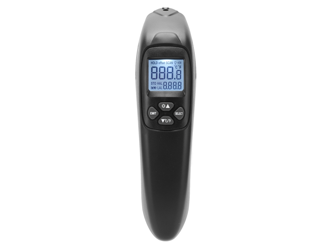 Termómetro Infrarrojo Industrial Et6532 - Medición De Temperatura -50~600℃ Pantalla Lcd Emisividad Ajustable