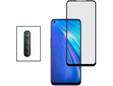 Kit Protector de Cámara Trasera Realme 6 PHONECARE y Cristal Templado 5D Full Cover