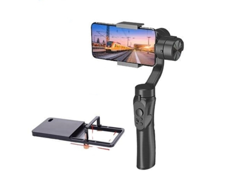 Estabilizador de Gimbal SLOWMOOSE Portátil de 3 Ejes para Smartphone iPhone com Tiro Vertical y Lateral de Angel