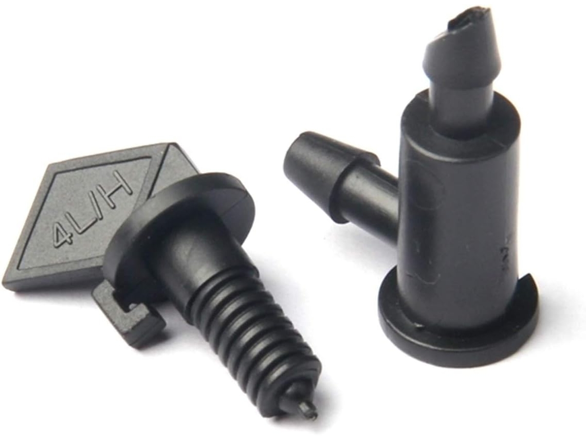 Juego de 100 boquillas negras para riego por goteo, 4 l/h, para conexión con manguera de 4/7 mm o tubería de PE | Sin marca