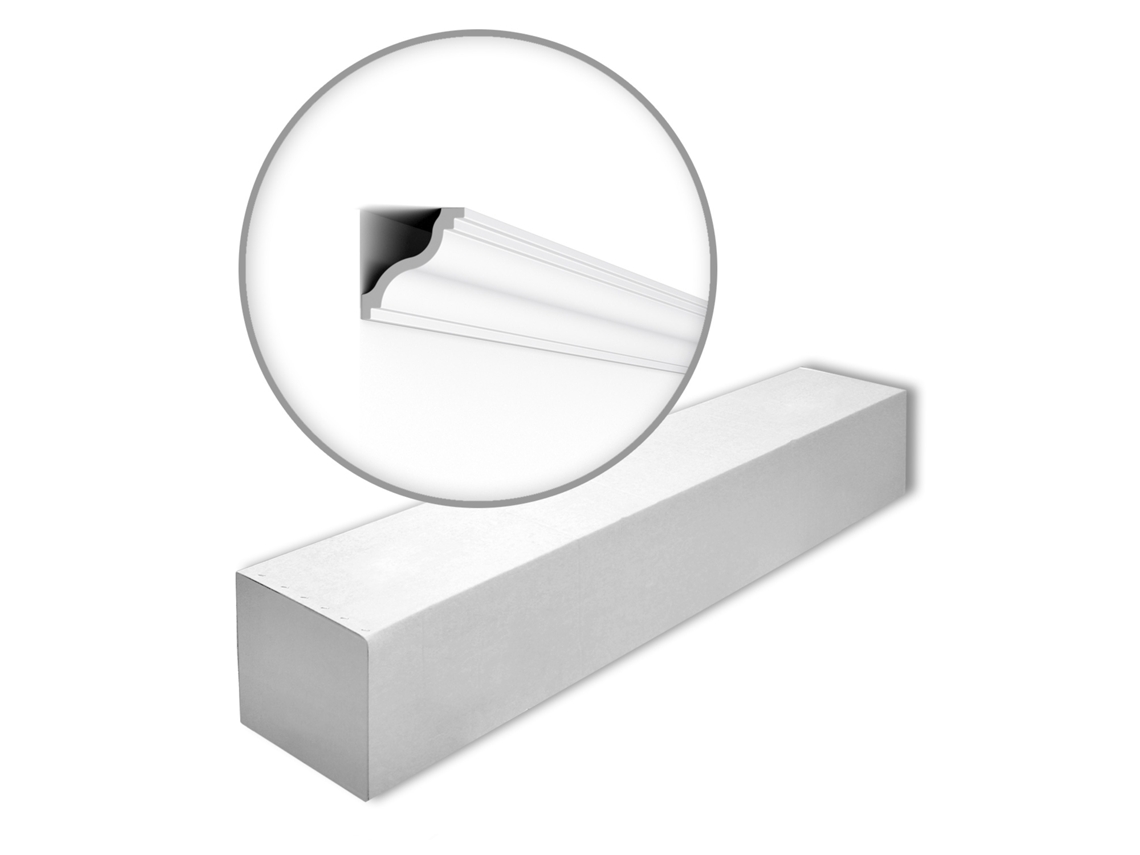 Cornisa de techo NMC SL-box-10 Moldura NOMASTYL 1 caja con 10 piezas