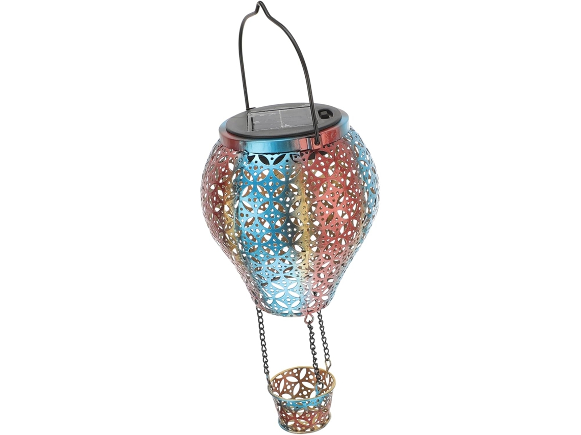 Farol Solar Colgante Para Jardín, Iluminación Exterior Portátil De Hierro Luminoso