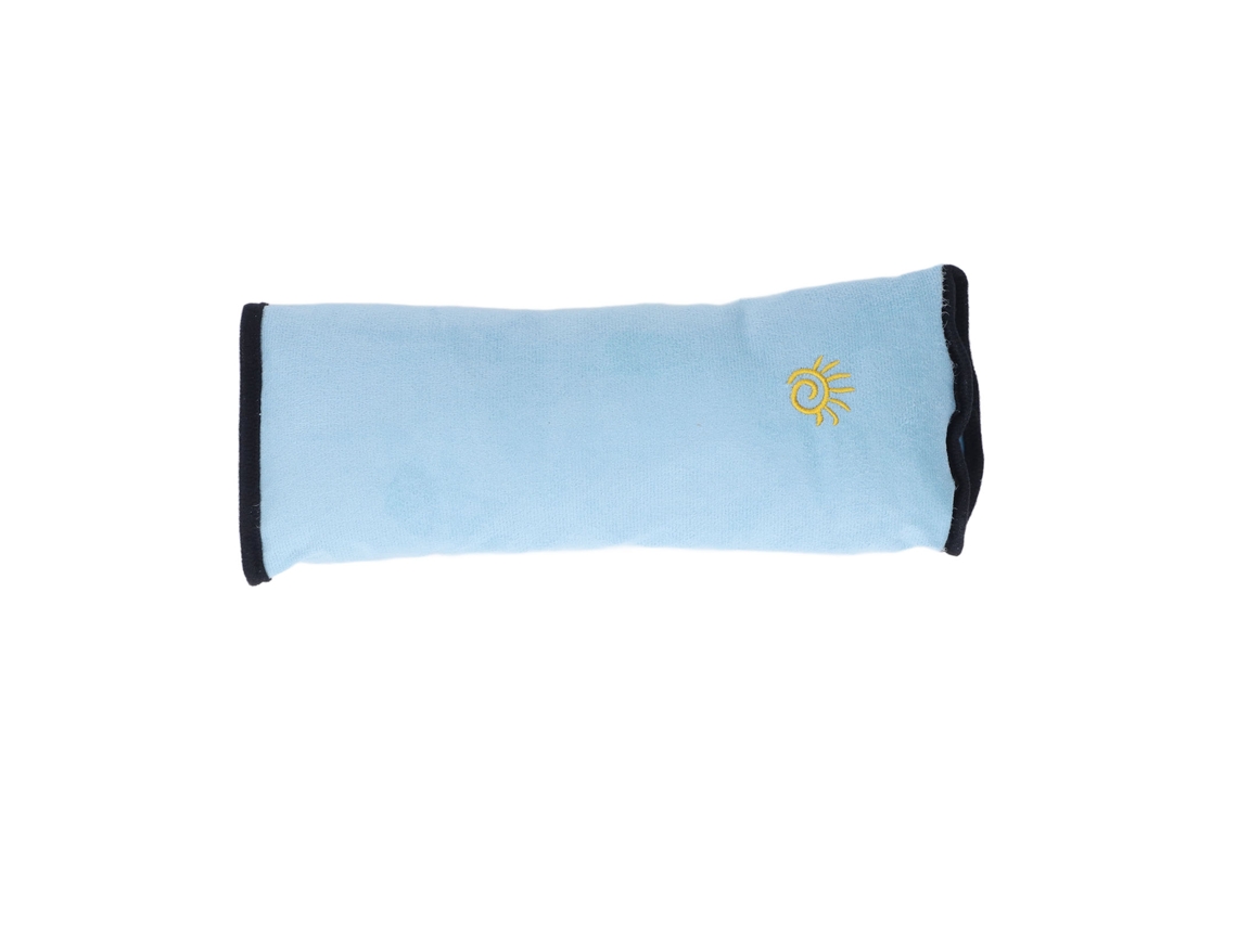 Protector De Hombro Suave Para Cinturón De Seguridad De Coche Que Alivia El Estrés En Niños Pequeños - Azul
