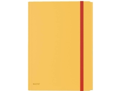 Cubierta con Elástico LEITZ 3 Solapas Con Bolso Cosy A4 Amarillo