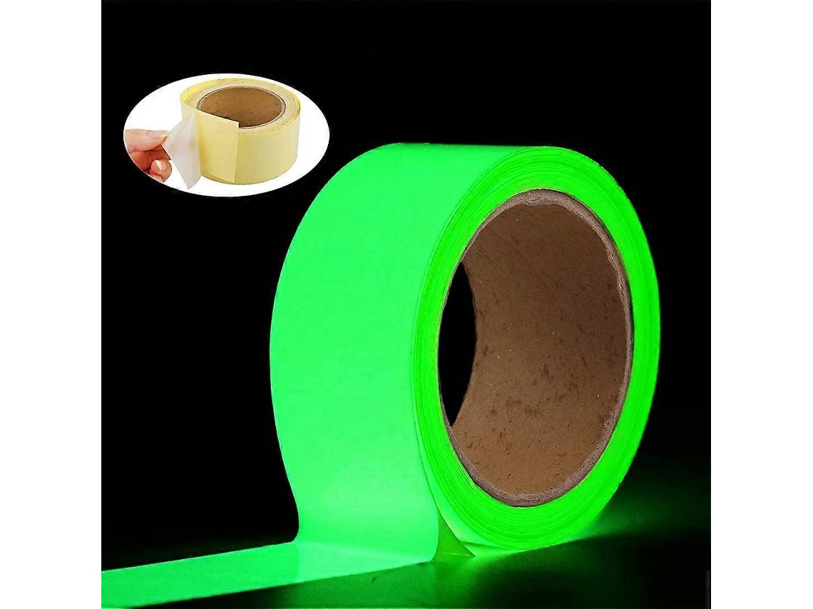 Cinta Autoadhesiva Luminosa En La Oscuridad, Cinta Fluorescente 5m X 5cm Reactiva A Luz Uv Para Fiestas Y Decoración
