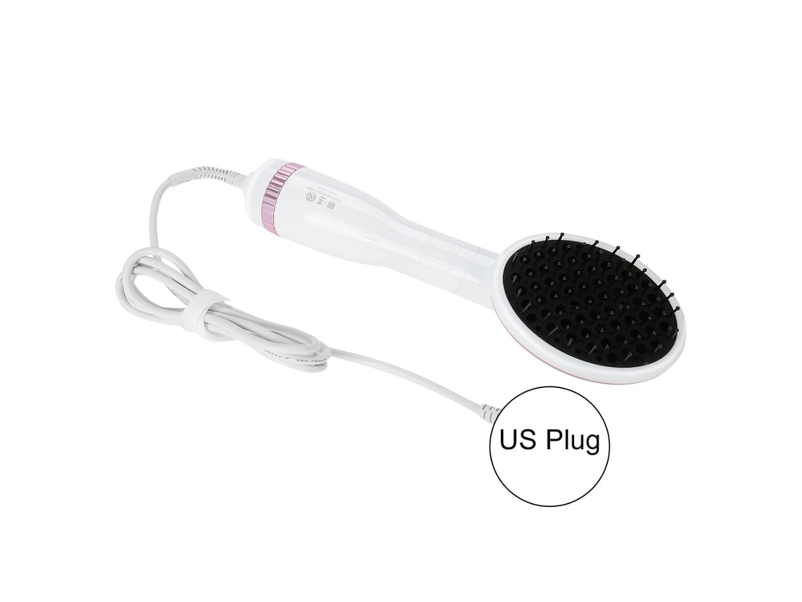 Secador De Pelo Eléctrico 2 En 1 Cepillo Iónico Rectificador De Pelo Cepillo Desenredante