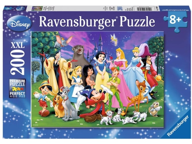 Puzzle RAVENSBURGUER XXL Disney (200 Piezas)