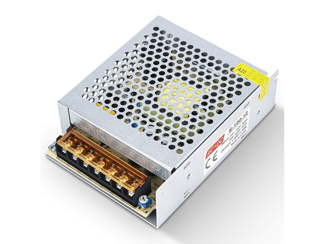 Transformador De Voltaje Para Fuente De Alimentación, Ca 110v/220v A Cc 12v 10a, 120w