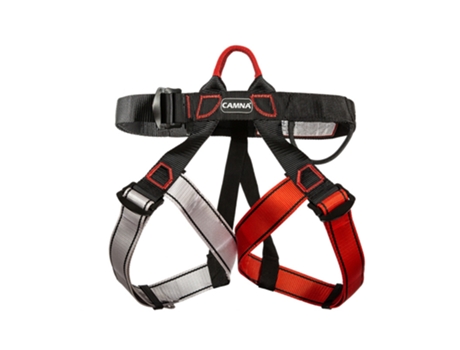 Arnés de escalada para sujetar material de escalada anticaída, arnés de escalada para hombre, medio arnés más ancho para alpinismo, cuerpo de bombe...