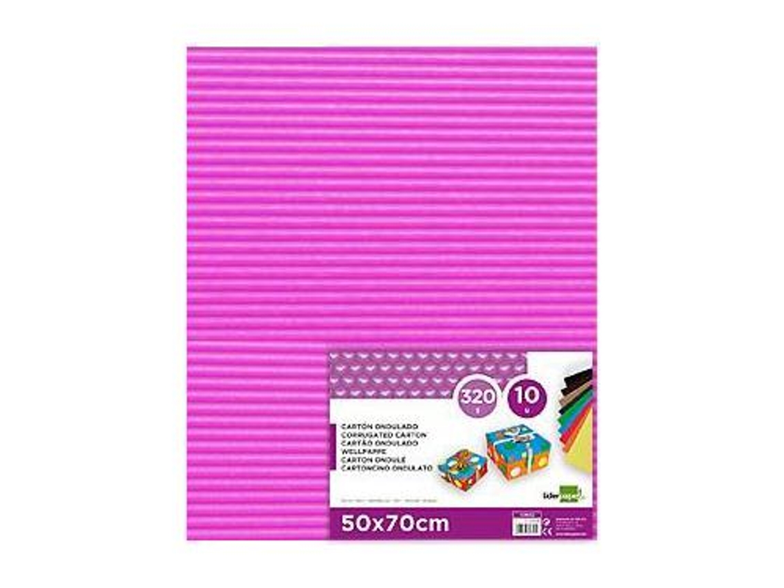Cartão Ondulado Liderpapel 320Grs. 50X70 Cm - Fucsia