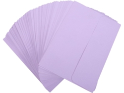 Juego De 80 Sobres De Papel En Blanco Para Invitaciones, Tamaño Estándar, Color Morado Claro.