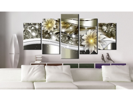 Cuadro ARTGEIST Vague florale (200x100)