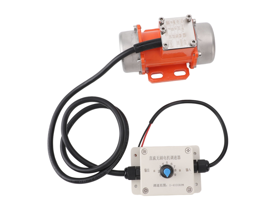 Motor vibratorio de hormigón con controlador de velocidad DC 24V sin escobillas 40W