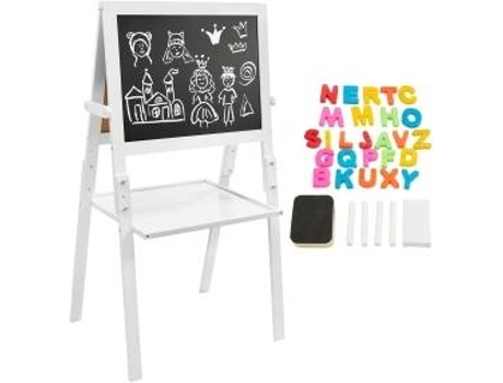 Pizarra de Dibujo MAMABRUM Kids Easel & Painting (98 x 52 cm - Madera - Magnético: Si)