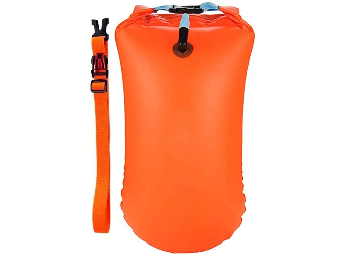 JILLIOPER Balsa de Seguridad Hinchable para Natación, Adultos, Aguas Abiertas, Triatlón y Esnórquel