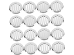 20 Rejillas De Ventilación Redondas De Acero Inoxidable Para Armarios.