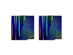 2x H1h Build Plate For Bambu-lab X1c/x1/x1e/p1p/p1s/a1 Print Bed 257x257mm Light Beam+phantom Spring Steel Sheet Plate