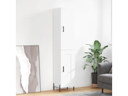 Aparador Alto Madera Contrachapada Blanco 34,5x34x180 Cm
