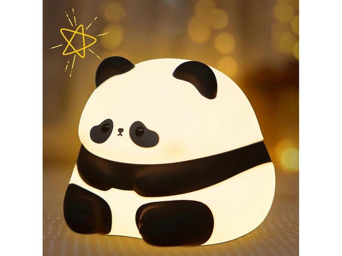 Luz nocturna Panda, luz nocturna infantil con intensidad ajustable para mayor comodidad a la hora de dormir. Rosewell