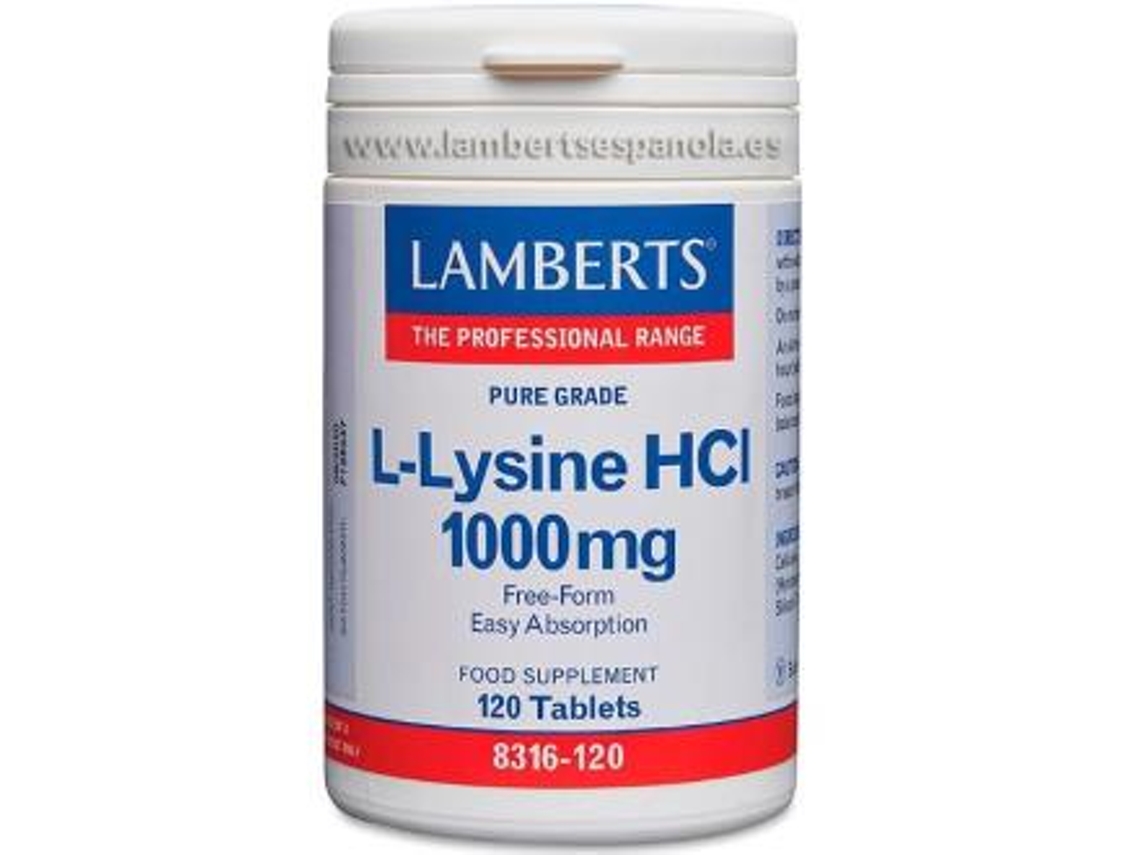 Lamberts L-Lysine HCI 1000mg 120's