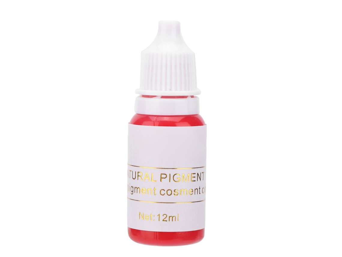 Tinta Profesional Para Tatuajes De Ojos Y Labios, Pigmento De Microblading De Larga Duración, 12 Ml, 07 Rojo